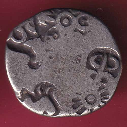 ANCIENT INDIA MAURYAN PERIOD ANIMAL STANDING MAGADH DYNASTY SILVER PUNCHMARK – S1930