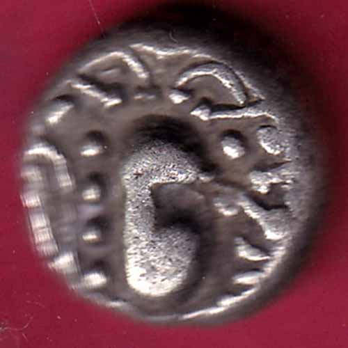 ANCIENT INDIA GADHAYA DYNASTY KING PORTRAIT COIN –@HUB1836