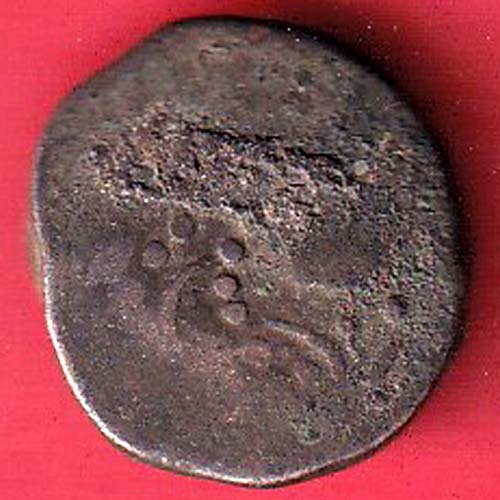ANCIENT INDIA INDO SASSANIAN SRI HA SERIES RAJASTHAN SILVER COIN :- OO3023
