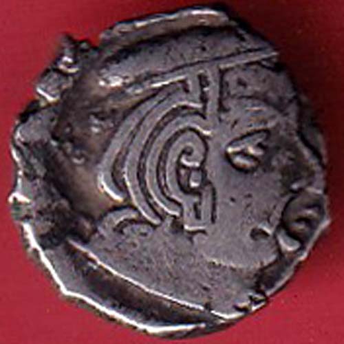 ANCIENT INDIA KSHATRAP DYNASTY KINGS PORTRAIT RARE SILVER COIN   :- OO3083