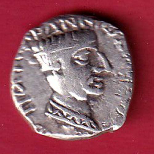 ANCIENT INDIA NAHAPAN DYNESTY KINGS PORTRAIT SILVER COIN–OO5295