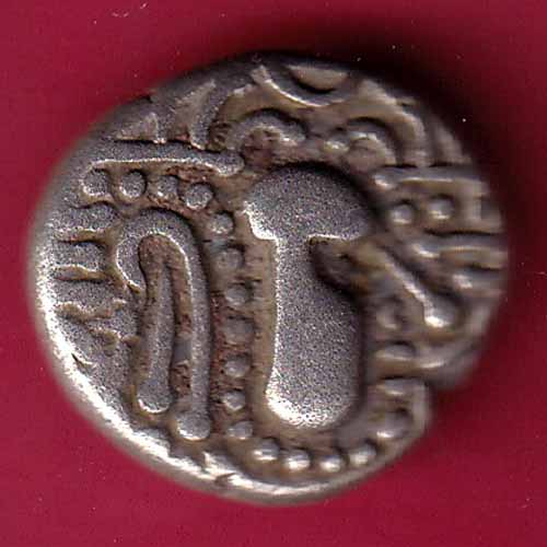 ANCIENT INDIA GADHAYA DYNASTY KING PORTRAIT COIN –@HUB1780