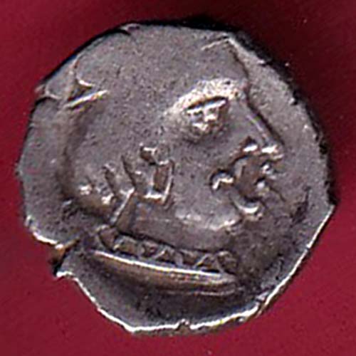 Ancient India Kshtrap Dynasty Kings Portrait Silver Coin:- oo2164