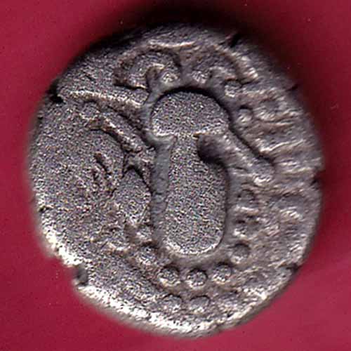 ANCIENT INDIA GADHAYA DYNASTY KING PORTRAIT COIN:-s2631