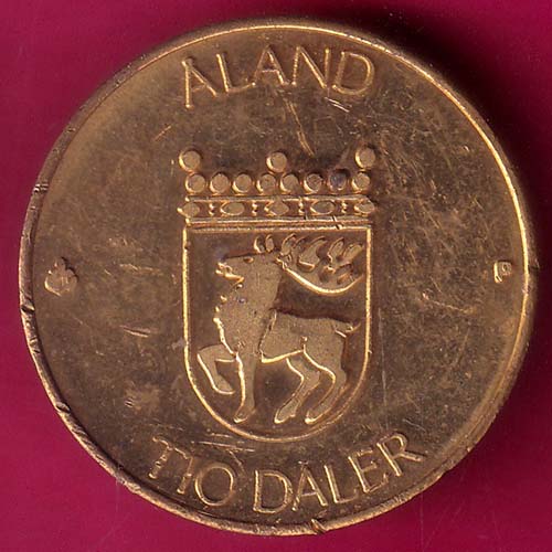 Finland 10 Markkaa Aland 1991 tio deler tio mark  -VA784