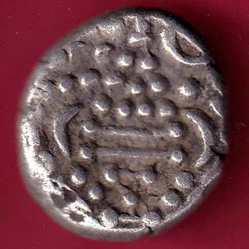ANCIENT INDIA GADHAYA DYNASTY KING PORTRAIT COIN - S1338