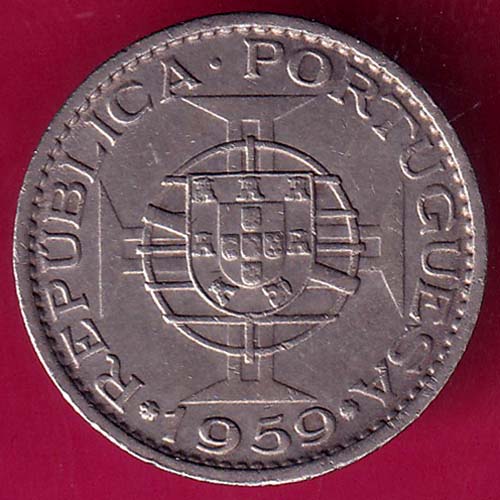 Portuguese India 60 Centavos 1959–@HUB4221