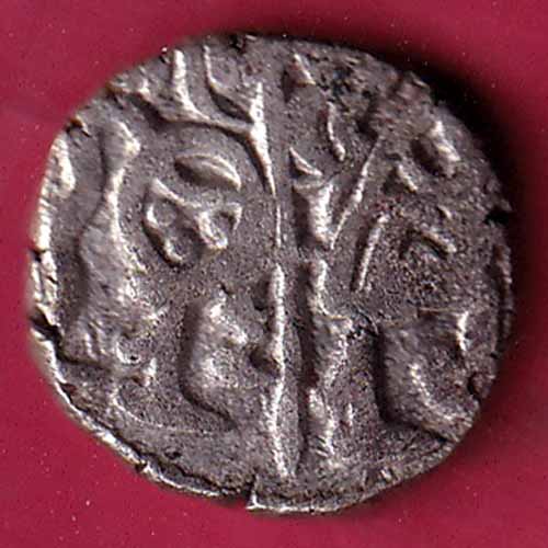 DELHI SULTAN SAMANT DEVA HORSE MAN & BULL TYPE COIN – S2111
