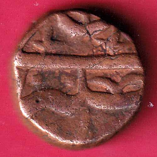 Ahmednagar sultanate nizam shahi falus copper coin –@HUB2337