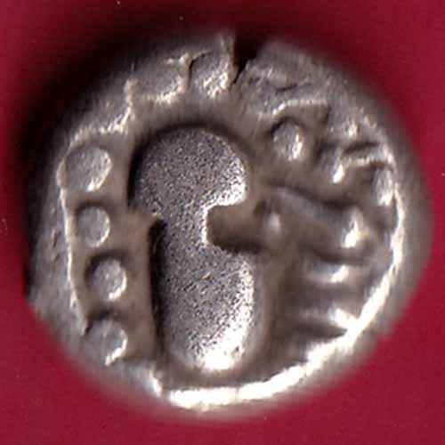 ANCIENT INDIA GADHAYA DYNASTY KING PORTRAIT COIN  – S1057