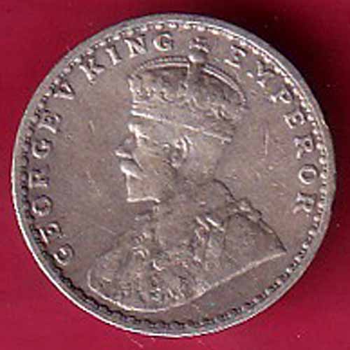 British India 1917 George v Emperor TWO ANNAS–VA961