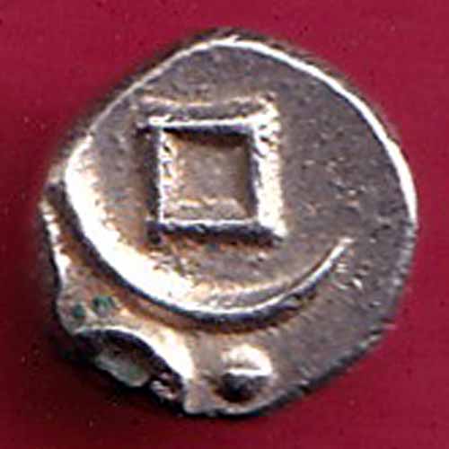 TRAVANCOR STATE RAJARAM VERMA IV SILVER CHUKRAM COIN–@HUB1828