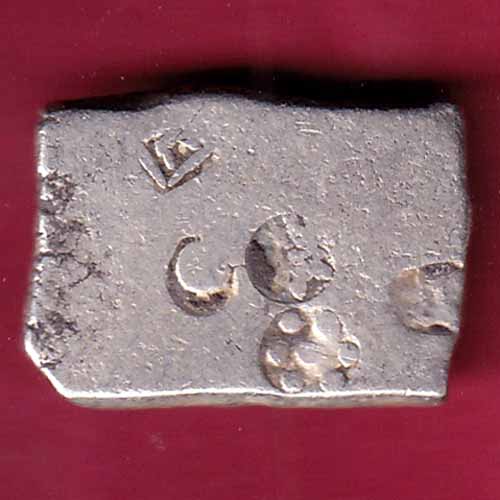 ANCIENT INDIA MAURYAN PERIOD ANIMAL STANDING MAGADH DYNASTY SILVER PUNCHMARK – S2032