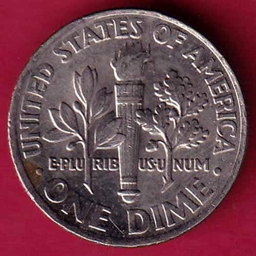 United states Of America One dime Liberty Eplurib Us.Unum.  In God We Trust 2001 :- S2336