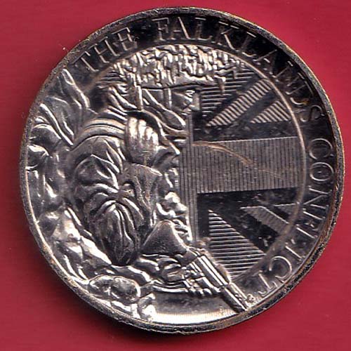 IMPERIAL WAR MUSEUMS COMMEMORATIVE SIMON WESTORN CBE. THE FALKLANDS CONFICT  :-oo3673