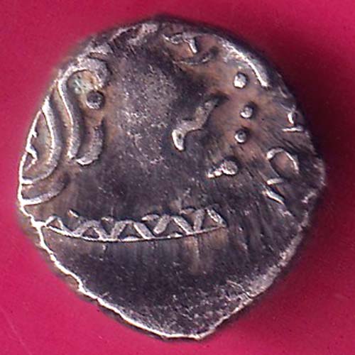 Ancient india gupta dynasty king portrait RARE SILVER COIN :- OO1514