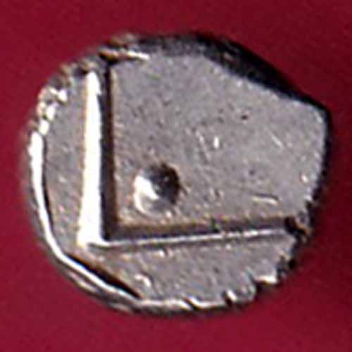 TRAVANCOR STATE RAJARAM VERMA IV SILVER CHUKRAM COIN - S1698