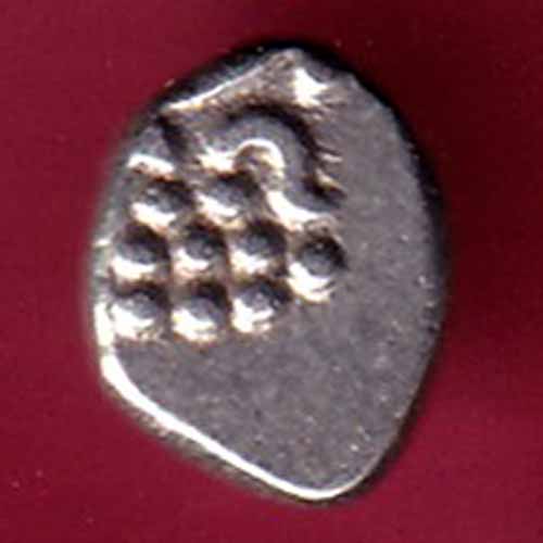 TRAVANCOR STATE RAJARAM VERMA IV SILVER CHUKRAM COIN - S1438