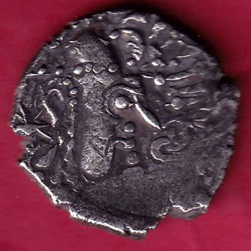 ANCIENT INDIA INDO SASSANIAN SRI HA SERIES RAJASTHAN RARE SILVER COIN :- S2449