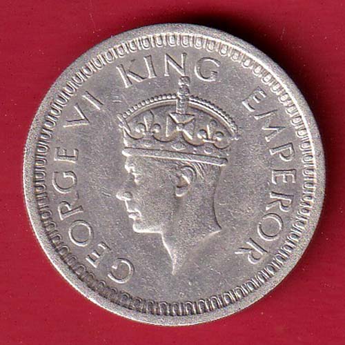British India 1945 Bombay Mint George Vi One Rupe-oo4553