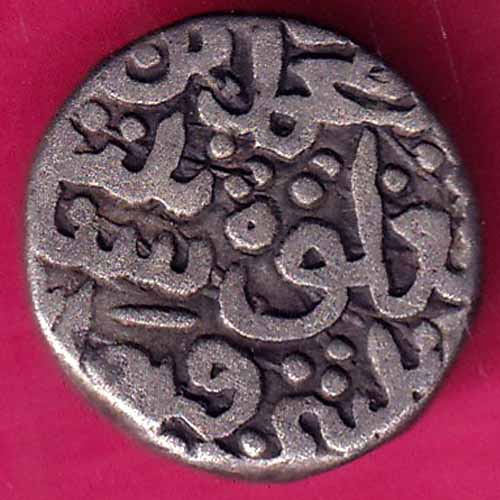 DELHI SULTAN MUHAMMAD BIN TUGHLUQ SHAH 6 GANIRARE SILVER COIN –@HUB2458