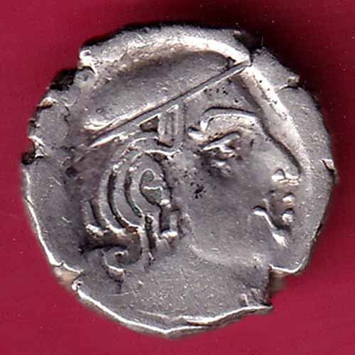 ANCIENT INDIA KSHATRAP DYNASTY KING PORTRAIT RARE SILVER – S2068