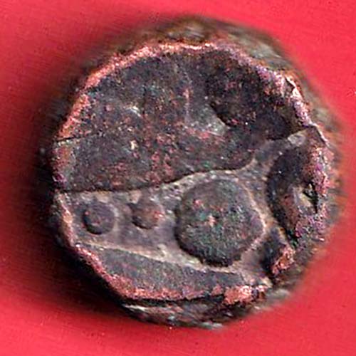 MUGHALS AKBAR ONE DAM COIN:- oo3173