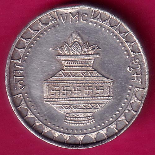 SILVER TOKEN : W – 10.01 gm : KALASH SILVER TOKEN –VA991