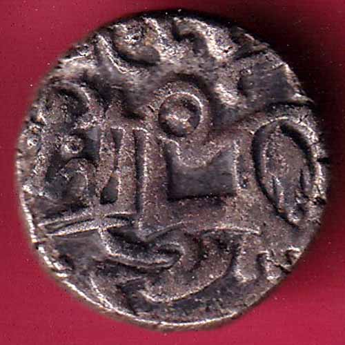 DELHI SULTAN SAMANT DEVA HORSE MAN & BULL TYPE COIN – S1916