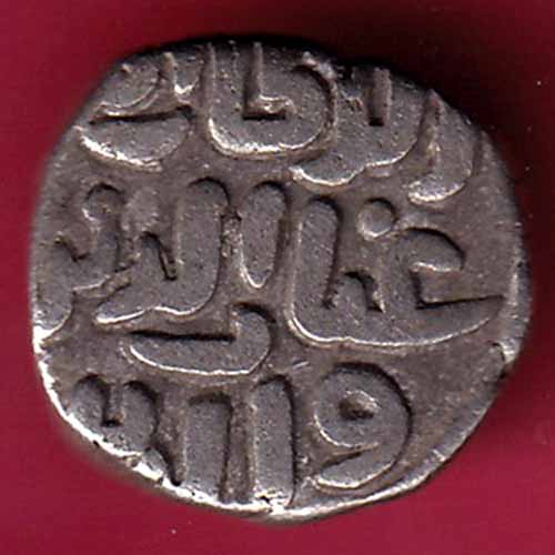 DELHI SULTAN TUGHLOUQUE SHAH 4 GANI COIN 0- @HUB2291