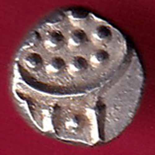 TRAVANCORE STATE RAJARAM VERMA IV SILVER CHUKRAM COIN – S1848
