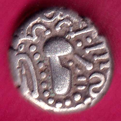 ANCIENT INDIA INDO SASSANAIN TYPE GADHAYA DYNASTY KING PORTRAIT RARE COIN:- OO512