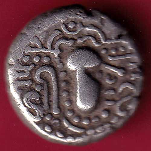ANCIENT INDIA GADHAYA DYNASTY KING PORTRAIT COIN – S1067