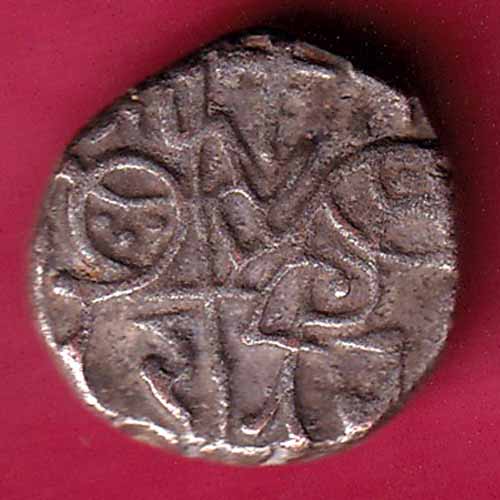 DELHI SULTAN SAMANT DEVA HORSE MAN & BULL TYPE COIN–@HUB1866