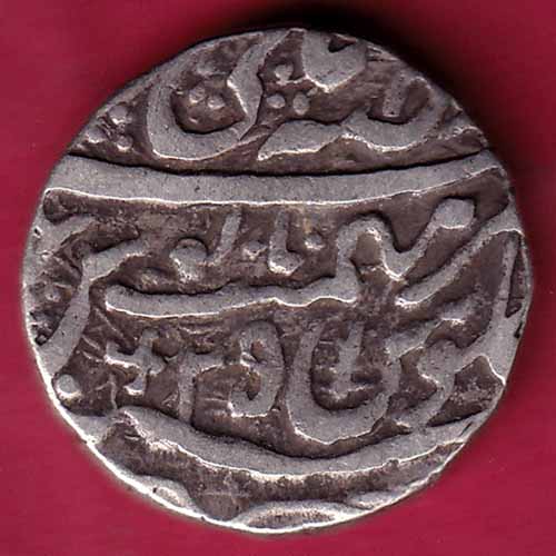 Rohilakhand ,Qasba panipat,Ino shahalam-ii SWASTIKA & UMBRELLA silver rupee - S1583