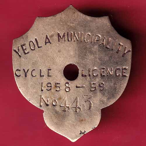 YEOLA MUNICIPALITY – CYCLE (1958-59) NO.443 - S1577