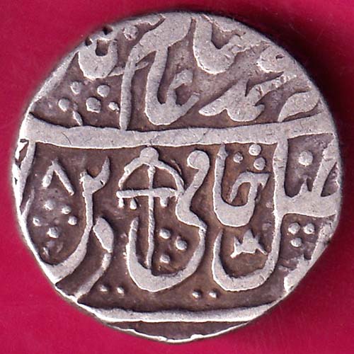Rohilakhand ,Qasba panipat,Ino shahalam-ii SWASTIKA & UMBRELLA silver rupee:- OO369