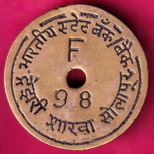 BANK TOKEN : State bank of India treasury br.solapur :- OO714