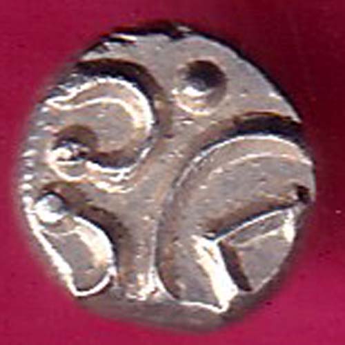 TRAVANCORE STATE RAJARAM VERMA IV SILVER CHUKRAM COIN –@HUB4096