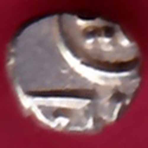 TRAVANCOR STATE RAJARAM VERMA IV SILVER CHUKRAM COIN - S1564