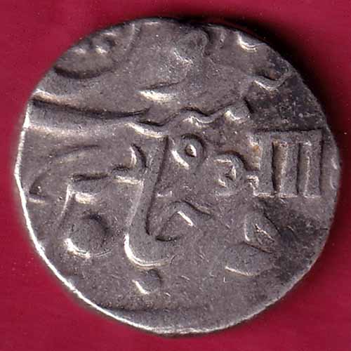 Baroda State Anand Rao Gayakwad One Rupee Silver Coin :- S2215
