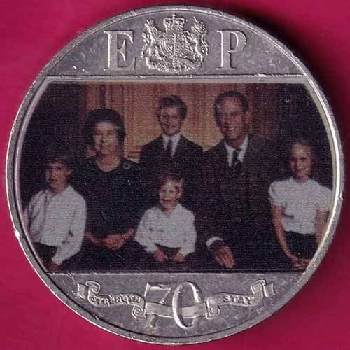ELIZABETH II GIBRATAR D.G. REGINA 2021ONE CROWN “EP” –@HUB2452