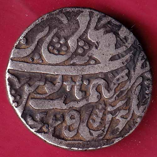 Rohilakhand ,Qasba panipat,Ino shahalam-ii SWASTIKA & UMBRELLA silver rupee – S2133