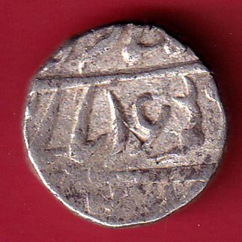 Jhalawar State One Rupee beautiful silver coin:- OO4394