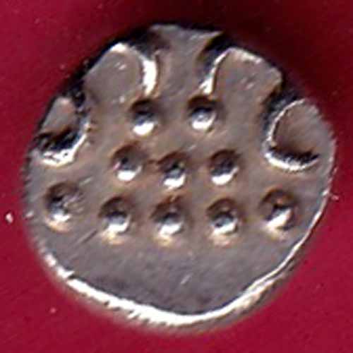TRAVANCORE STATE RAJARAM VERMA IV SILVER CHUKRAM COIN–@HUB2376