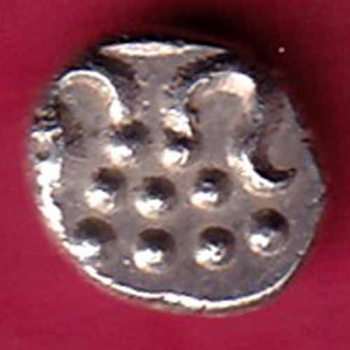 TRAVANCOR STATE RAJARAM VERMA IV SILVER CHUKRAM COIN  - S1496