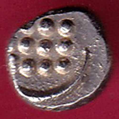 TRAVANCOR STATE RAJARAM VERMA IV SILVER CHUKRAM COIN - S1404