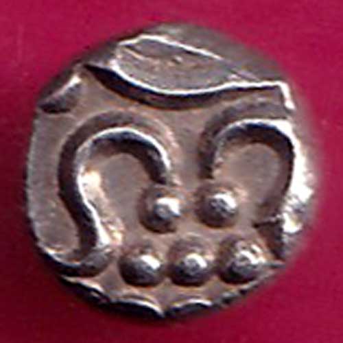 TRAVANCORE STATE RAJARAM VERMA IV SILVER CHUKRAM COIN–@HUB2023