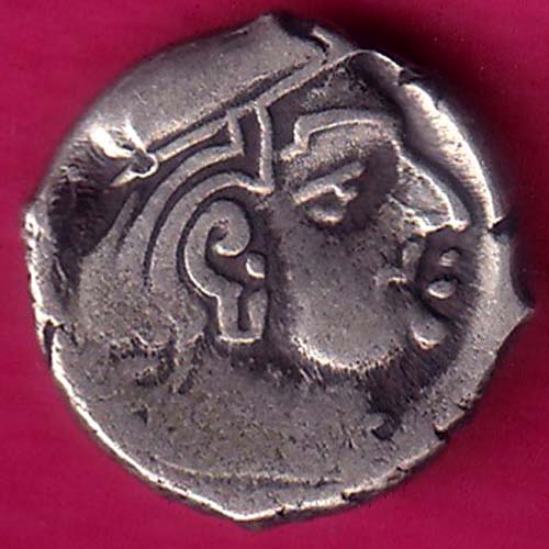 Ancient India Kshtrap Dynasty Kings Portrait Silver Coin –@HUB2692
