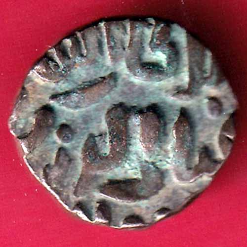 DELHI SULTAN TUGHLOUQUE SHAH 6 GANI COIN - S1699